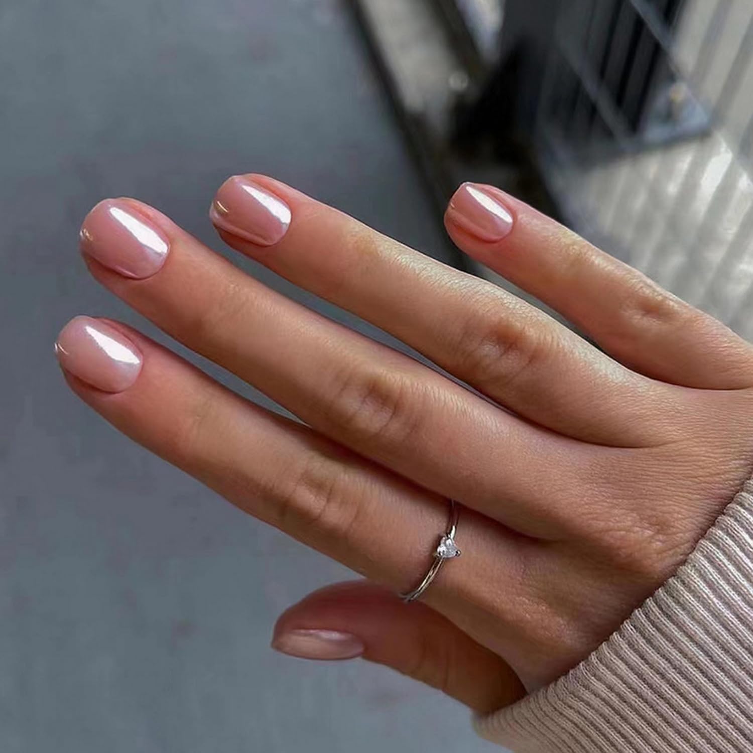 Amazon.com: Square Press on Nails Short Fake Nails Full Cover